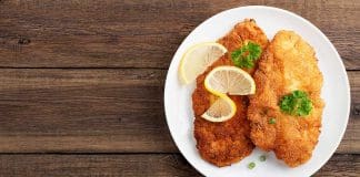 Keto Lemon and Parsley Chicken Schnitzel