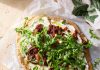 ALMOND-MEAL PIZZA with Goat’s Cheese and Caramelised Onions