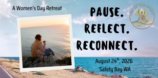 When was the last time you truly paused and asked yourself, “How am I, really?” Women's Retreat by the Sea — Conscious Living Retreats, Safety Bay WA, Saturday 24 October 2026